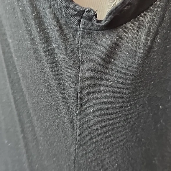 MICHAEL MICHAEL KORS BLACK PLEATED SHORT FLUTTER SLEEVE PULLOVER TOP - Picture 7 of 9